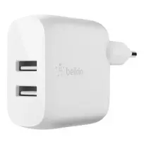 dc pakrovejas - Belkin Boost Dual USB Wall Charger White - 4 nuotrauka