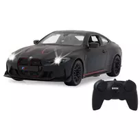 radijo bangomis valdomas zaislas - Jamara BMW M4 CSL 1:16 Juodas matinis (Black matt) - 3 nuotrauka