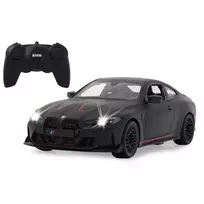 radijo bangomis valdomas zaislas - Jamara BMW M4 CSL 1:16 Juodas matinis (Black matt) - 5 nuotrauka
