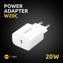 maitinimo laidas - MAITINIMO ADAPTERIS USB-C/7802012 INTENSO - 9 nuotrauka