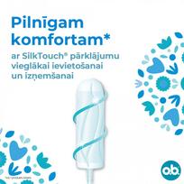 o b tamponai - O.B. tamponai PRO COMFORT SUPER, 16 vnt. - 4 nuotrauka
