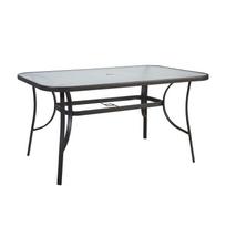 lauko baldai stalas 6 kedes - Home4you Dublin Table And 6 Chair Set Silver Grey - 2 nuotrauka