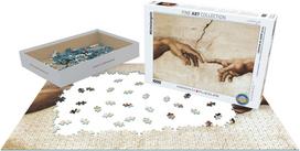 puzzle deliones 1000 - Eurographics Michelangelo „Adomo sukūrimas“, 1000 det. - 2 nuotrauka