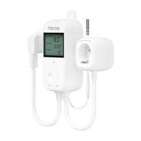 termostata 16a - Meross MTS200BHK Išmanus Wi-Fi termostatas šildymui ir aušinimui (White) - 2 nuotrauka