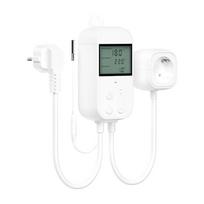 termostata 16a - Meross MTS200BHK Išmanus Wi-Fi termostatas šildymui ir aušinimui (White) - 3 nuotrauka