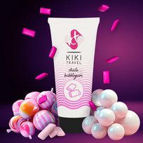 water based lubricant - Lubrikantas Kiki Travel Strawberry Gum, 50 ml - 2 nuotrauka