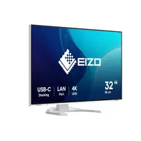 4k monitorius - EIZO FlexScan EV3240X-WT 31.5", IPS, 4K, balta (white) - 4 nuotrauka