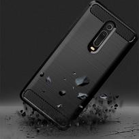 poco m3 deklas - Dėklas Oem CARBON case for IPHONE SE 2020 juodas - 5 nuotrauka