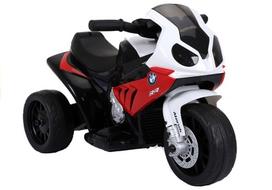 elektromobiliai vaikams bmw - Vienvietis vaikiškas elektrinis motociklas Bmw S1000RR, raudonas - 6 nuotrauka