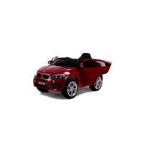 bmw x6 elektromobilis - Vaikiškas elektrinis visureigis BMW X6M, nudažytas raudonai - 3 nuotrauka