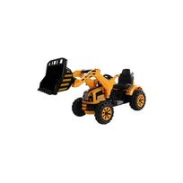 vaikiskas traktorius - Lean Cars Elektromobilis traktorius-ekskavatorius su kaušu, oranžinis (Orange) - 3 nuotrauka