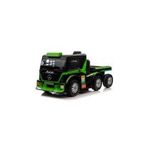 elektromobilis mercedes vaikams - Lean Cars Mercedes-Benz Axor XMX622B, Žalias (Green) - 2 nuotrauka