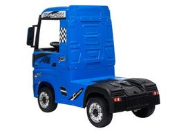 elektromobilis mercedes vaikams - Vaikiškas elektrinis sunkvežimis Lean Toys Mercedes Actros HL358, mėlyna - 2 nuotrauka