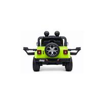 dvivietis elektromobilis - Lean Cars vaikiškas akumuliatorinis automobilis Jeep Rubicon 4x4, žalias (Green) - 2 nuotrauka