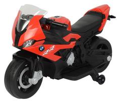 elektromobiliai vaikams bmw - Vaikiškas elektrinis motociklas Lean Toys BMW S1000RR, raudona - 5 nuotrauka