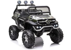 dvivietis elektromobilis - Lean Cars elektromobilis Unimog S, kamufliažinis (Camo) - 5 nuotrauka