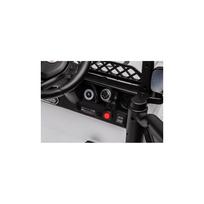 elektromobilis 4x4 vaikams - Lean Cars Toyota FJ 4x4, baltas (White) - 4 nuotrauka