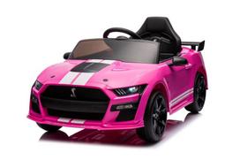 elektromobilis ford - Lean Cars Ford Mustang GT500 Shelby Rožinis (Pink) - 4 nuotrauka