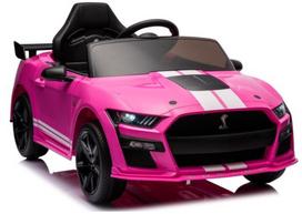 elektromobilis ford - Lean Cars Ford Mustang GT500 Shelby Rožinis (Pink) - 6 nuotrauka