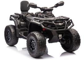 elektromobilis can am - Lean Cars Vaikiškas keturratis Can Am Outlander 4x4 DK-CA005, juodas (Black) - 6 nuotrauka