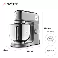 6 5 5 5 - Kenwood KMX760CH kMix Special Edition Chromas (Silver) 1000 W - 4 nuotrauka