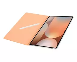 tab s9 deklas - Samsung Smart Book Cover Galaxy Tab S9 Ultra/S10 Ultra oranžinis - 4 nuotrauka
