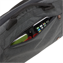 kompiuterio 14 deklas - Case Logic 5338 Era Laptop Bag 14 Attache  Obsidian - 9 nuotrauka