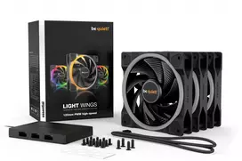 120mm light wings - Be Quiet! Light Wings 120mm PWM High-Speed Triple Pack Black (juodas), 3 vnt. - 4 nuotrauka