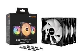 120mm fan - Be quiet! LIGHT WINGS LX 120mm PWM 3-Pack Juodas (Black) Kompiuterio Korpuso Ventiliatorius - 2 nuotrauka