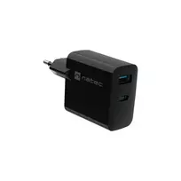 usb c pakrovejas - NATEC Charger Ribera GaN USB-A USB-C 65W | NUC-2145 - 6 nuotrauka