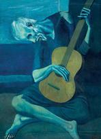 pablo picasso - Eurographics Pablo Picasso Senasis gitaristas, 1000 det. - 2 nuotrauka