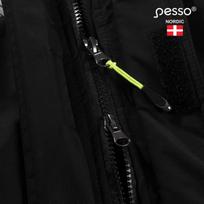 striukes - Pesso NOVA žieminė striukė, juoda/geltona (Black/Yellow), XL - 6 nuotrauka