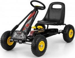 Milly Mally Thor juodas pedalinis gokartas