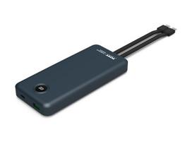 iniu isorine baterija - PORT CONNECT External battery 2 X USB-C PD | 10000 mAh | Blue - 3 nuotrauka