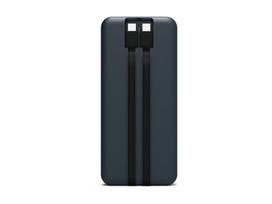 iniu isorine baterija - PORT CONNECT External battery 2 X USB-C PD | 10000 mAh | Blue - 4 nuotrauka