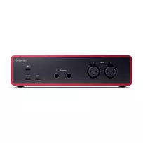 audio interface - Focusrite Scarlett 2i2 4th Gen, raudona (Red) - 3 nuotrauka