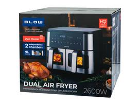 air fryer karsto oro gruzdintuve - BLOW Dviejų kamerų oro gruzdintuvė 2500 W 9 L - 3 nuotrauka