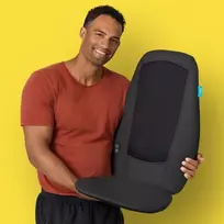 masaziniai kilimeliai - Ecomed by Medisana MC-15E Šiatsu masažinė pagalvėlė Juoda (Black) 24W - 3 nuotrauka