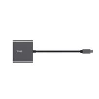 5a usb c laidas - Adapteris Trust Dalyx 3 in 1 USB-C, HDMI, 0.01 m, sidabro - 2 nuotrauka