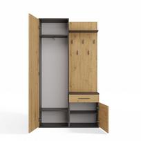 top e shop spinta - Topeshop Prieškambario baldų komplektas DUO, rudas (Brown) - 2 nuotrauka