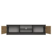 tv stand - TV staliukas Topeshop RTV 140 - Antracitas/Artisan (Anthracite/Artisan) - 5 nuotrauka