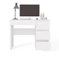 spinteles - Rašomasis stalas su spintele Mijas MIJAS PR BI, 51 cm x 98 cm, 76 cm, balta sp. - 2 nuotrauka