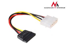 sata maitinimo kabelis - Maclean MCTV-633 Molex į SATA maitinimo adapteris 15cm Multicolor (Multicolor) - 2 nuotrauka