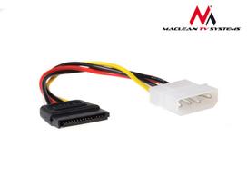 sata maitinimo kabelis - Maclean MCTV-633 Molex į SATA maitinimo adapteris 15cm Multicolor (Multicolor) - 3 nuotrauka