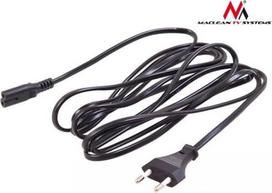 8 pin kabelis - Maclean Cable 2pin / Europlug 1.5m Black - 2 nuotrauka