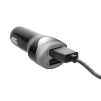 qc 3.0 car - Maclean Dual USB Car Charger Qualcomm QC 1.5m Silver - 2 nuotrauka