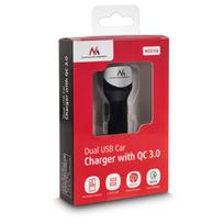 qc 3.0 car - Maclean Dual USB Car Charger Qualcomm QC 1.5m Silver - 5 nuotrauka