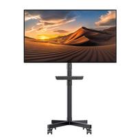 tv laikiklis ratuku - Maclean MC-949 TV vežimėlis, profesionalus, 32-55", ant ratukų, maks. 25 kg - 2 nuotrauka