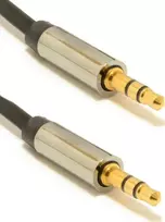 3.5mm male - Gembird Cable 3.5mm/3.5mm Black 0.75m - 4 nuotrauka