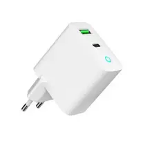 type 1 charger - CHARGER USB 20W 2PORT/TA-UC-PDQC20L-W-01 GEMBIRD - 3 nuotrauka